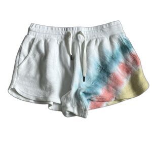 Feat Shorts Women's Medium Blanket Blend Fleece Pull On Drawstring Waist Pockets